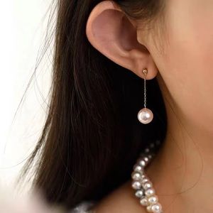 Authentic Dainty 18K Gold Akoya Earrings